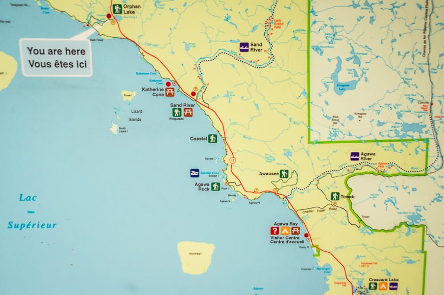 Lake Superior Coastal Trail Map Lake Superior Coastal Trail - One Challenging Hike | Hike Bike Travel