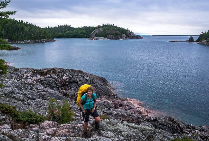 The scenery on the way to Sinclair Cove is very pretty, especially with islands off in the distance