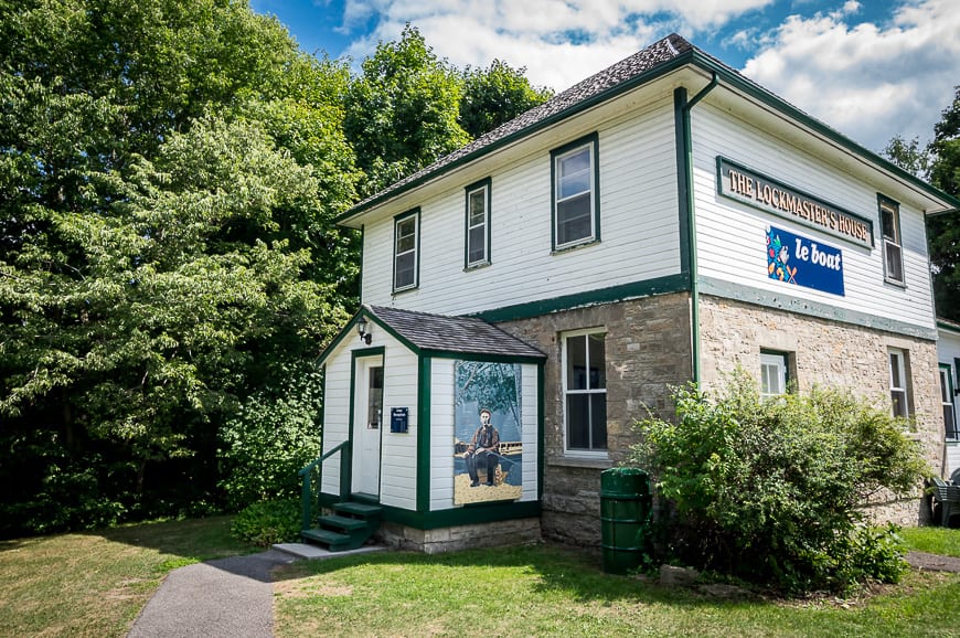 Le Boat's base is in the former Lockmaster's House in Smith Falls