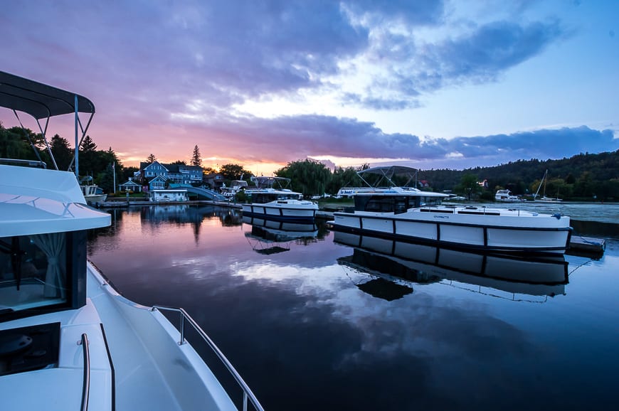 Watching the sunset in Westport