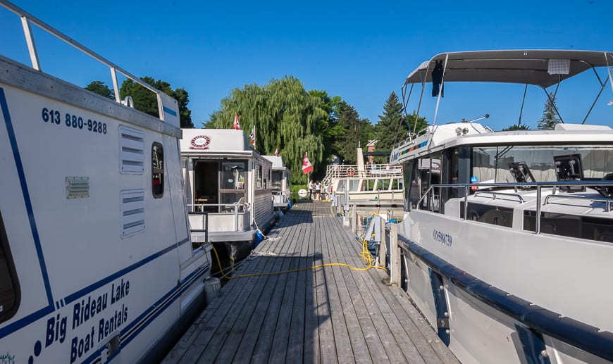 Our dock for the night in Westport