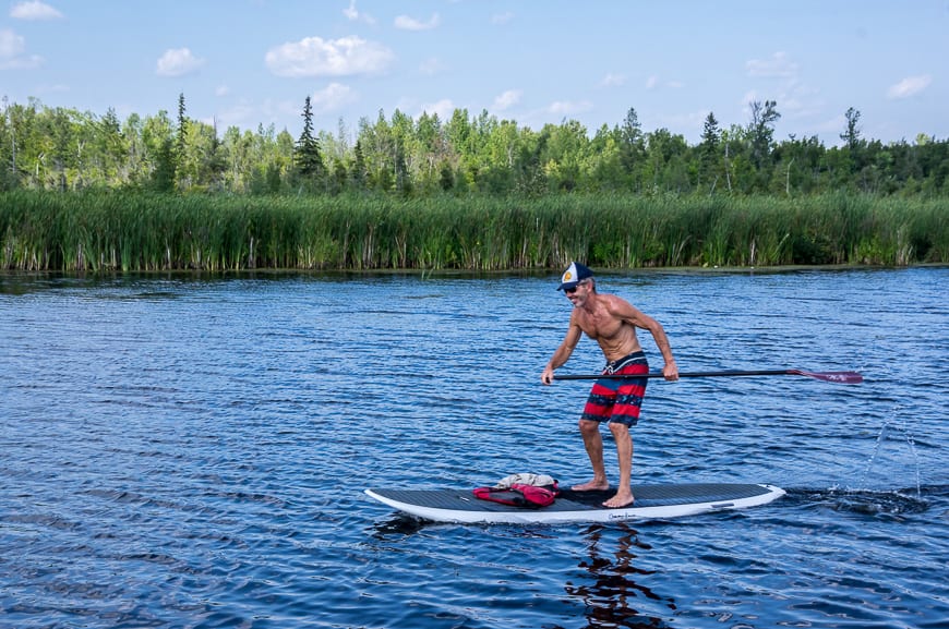 We passed this fellow on a SUP