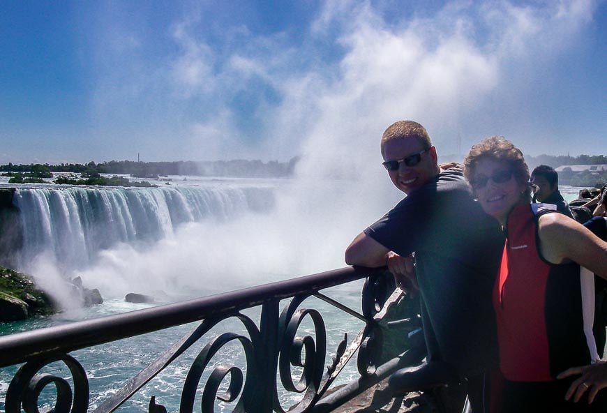 Visiting Niagara Falls with my son