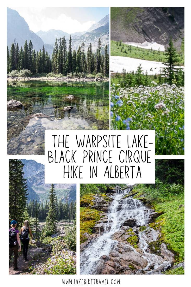 The Warspite Lake.- Black Prince Cirque hike in Alberta