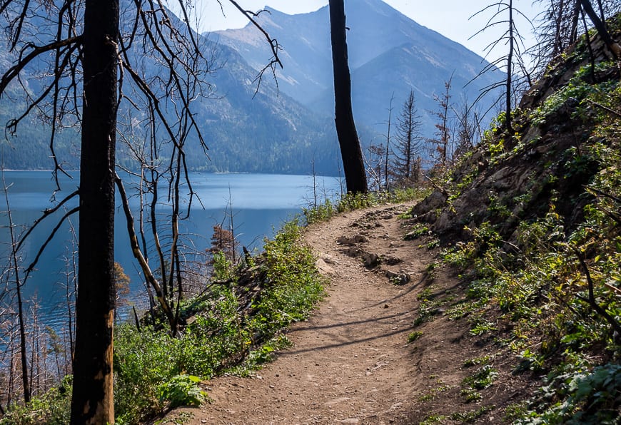 The hike to Bertha Lake