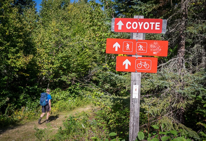 Just minutes from the Coyote Hut