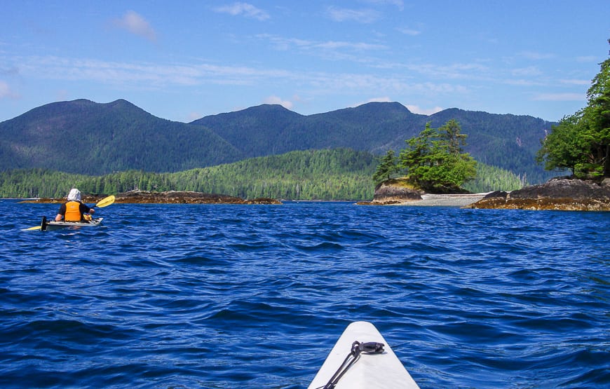 Paddling in Haida Gwaii is a very special experience