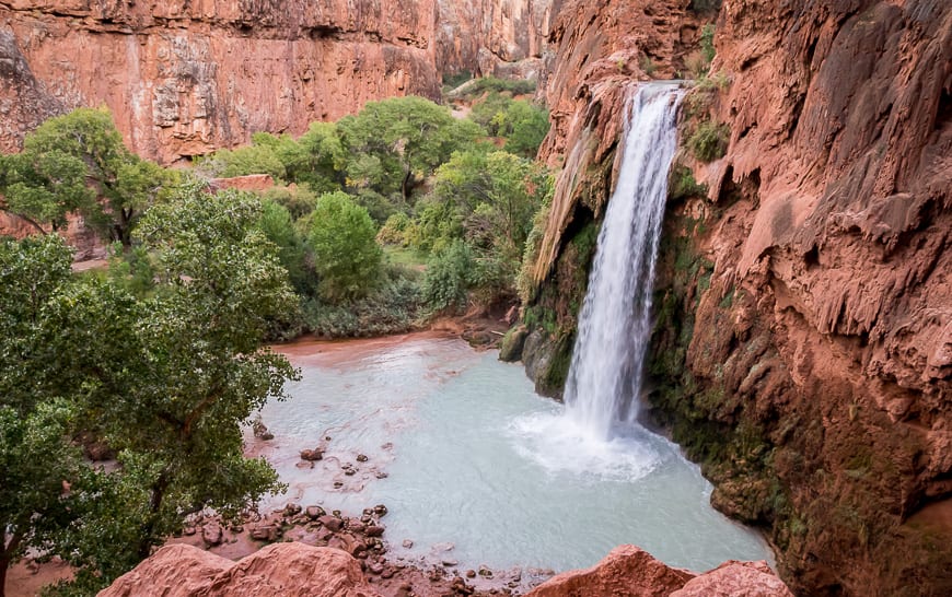 Your first view of the falls will take your breath away