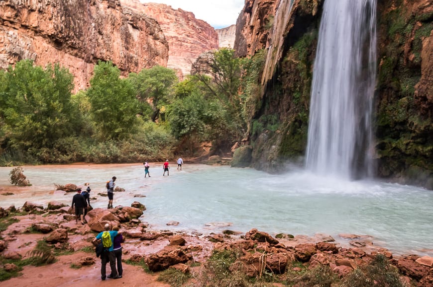 Instagrammable moments on the hike to Havasu Falls