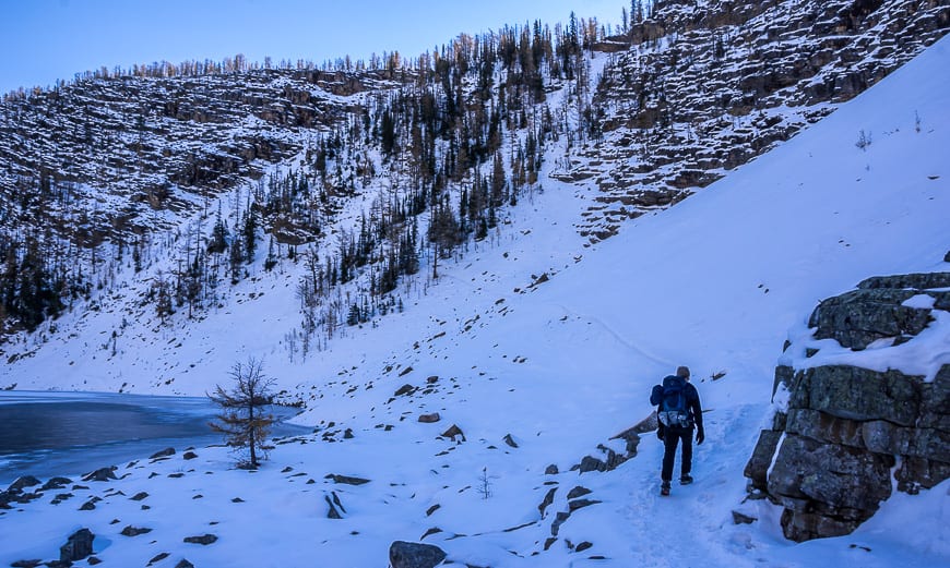 You have to get to the top of the gully to get to the Beehive