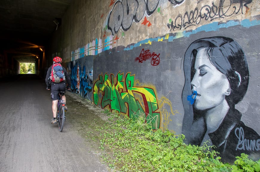 Murals outside of Saint-Jérôme