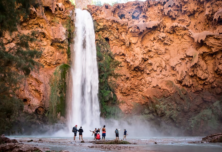 Loads of photo opportunities at Mooney Falls