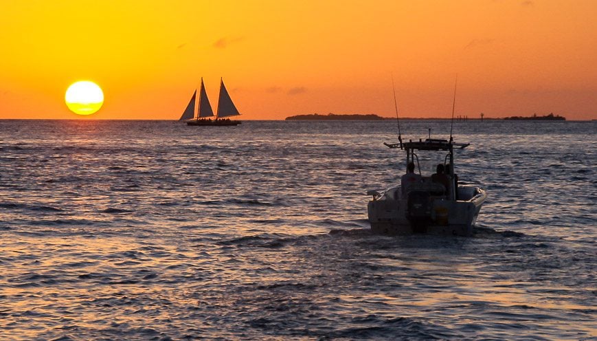 A Key West sunset