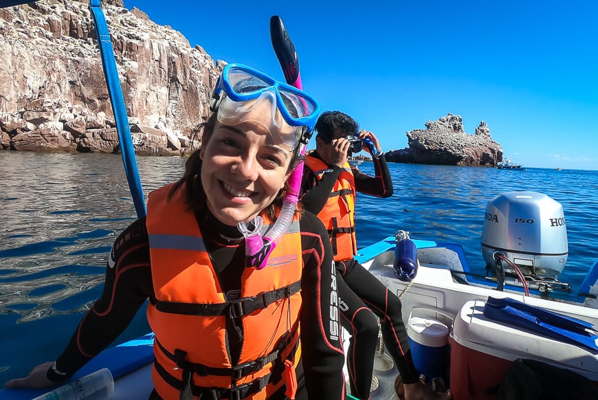 Snorkeling with sea lions will put a smile on your face