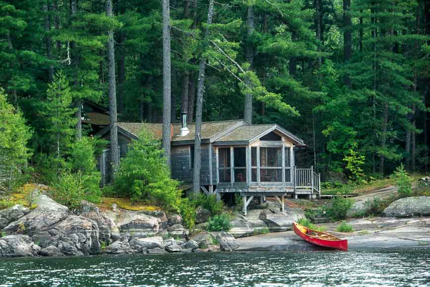 Cottages on the French River at the Lodge at Pine Cove