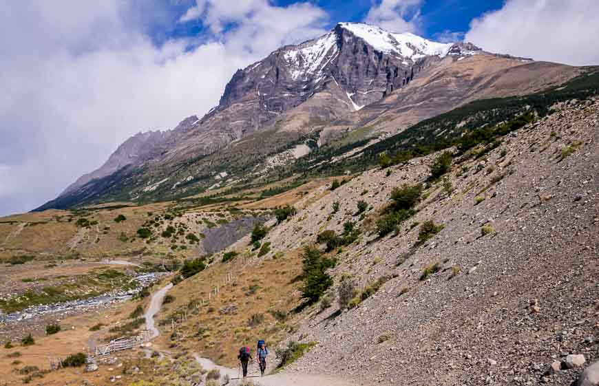 The last stretch of hiking to complete the O Circuit