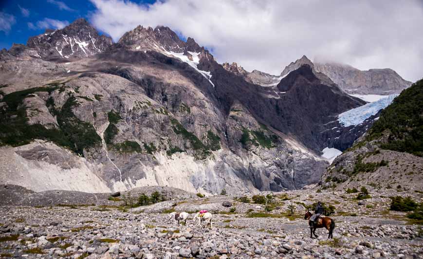 Glacier near Los Perros campground