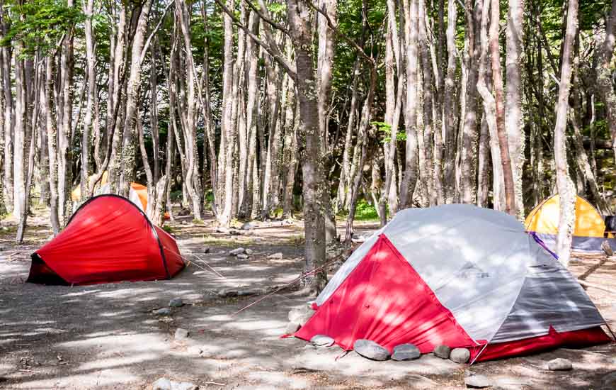 Very spread out campground at Los Perros