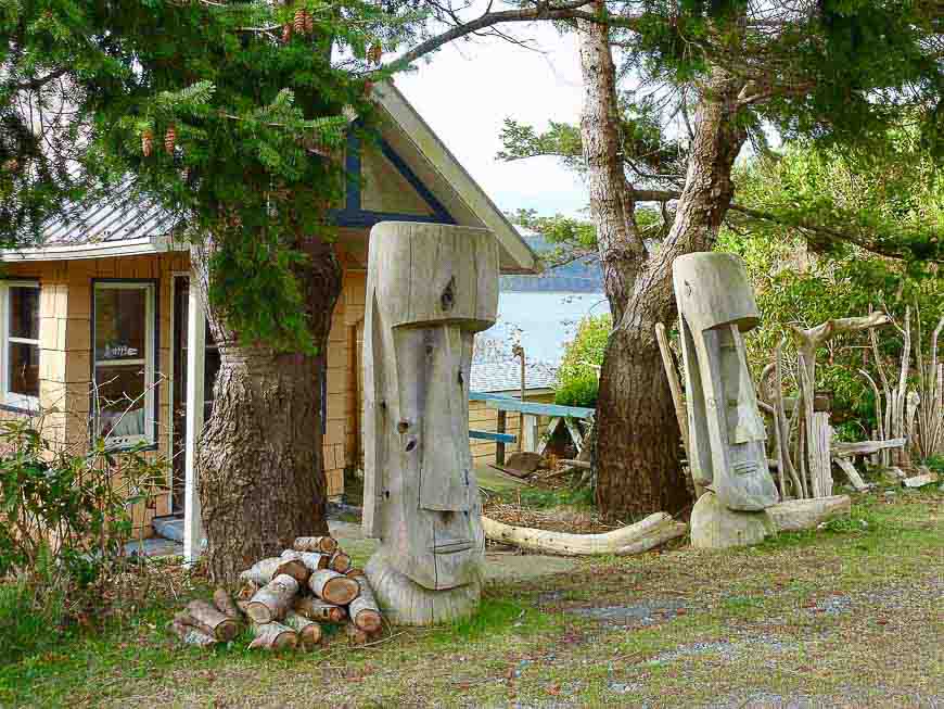 Island whimsy at Sointula, established in 1901 by Finnish settlers seeking to build a utopian community