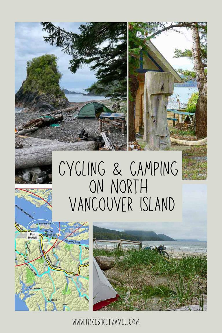 Cycling and camping on North Vancouver Island