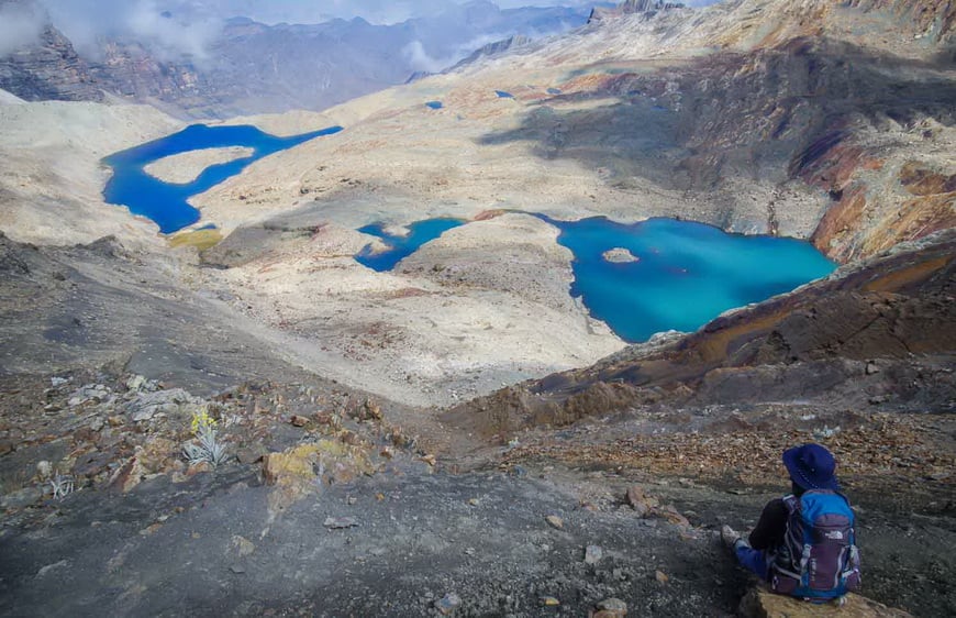 The view from the Boqueron de la Sierra Pass at 4,650 metres (15,256 feet)