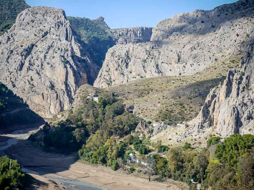 El Chorro Gorge is home to the El Caminto del Rey