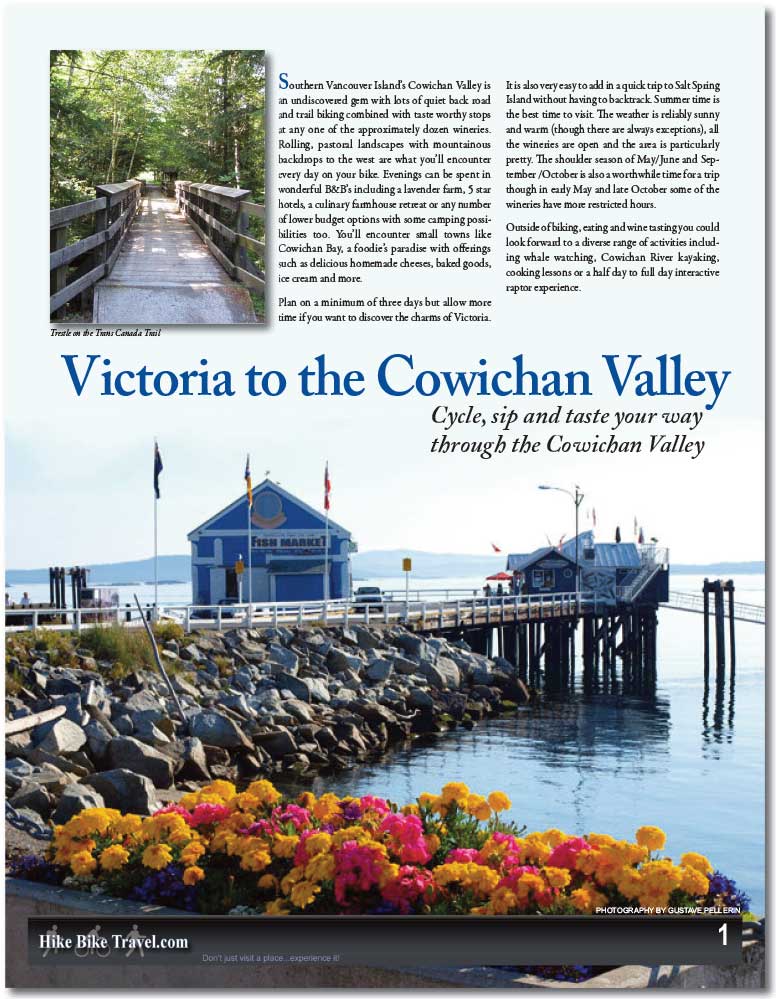 A Guide To Biking The Cowichan Valley From Victoria