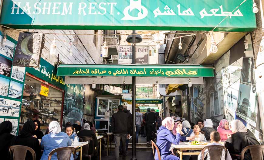 Facts about the country Jordan are that a visit to Hashem for excellent street food in Amman is a must