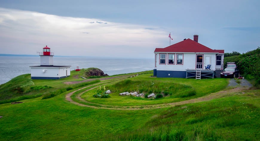 Lightkeeper's cottage at Cape D'or