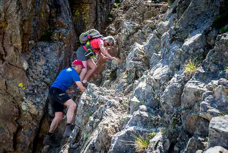 There are some tricky sections where you really need to watch your footing