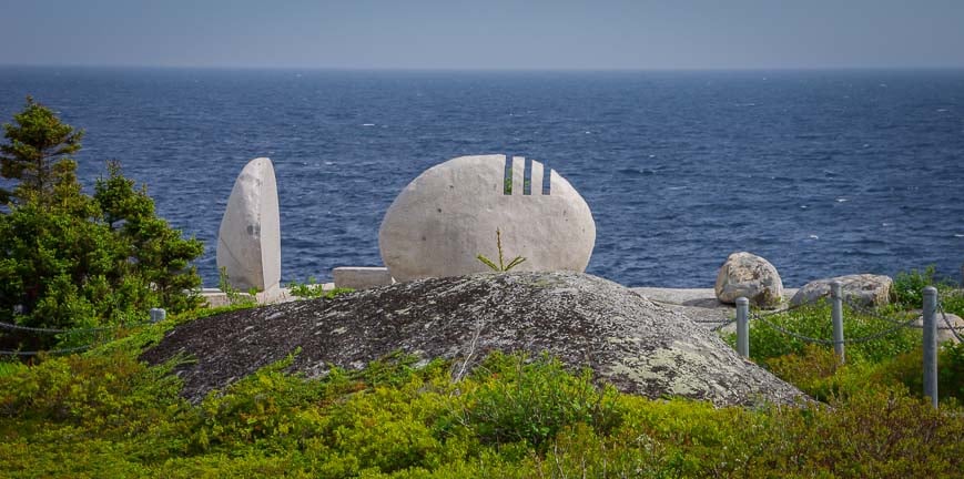 The Swiss Air Memorial near Peggy's Cove