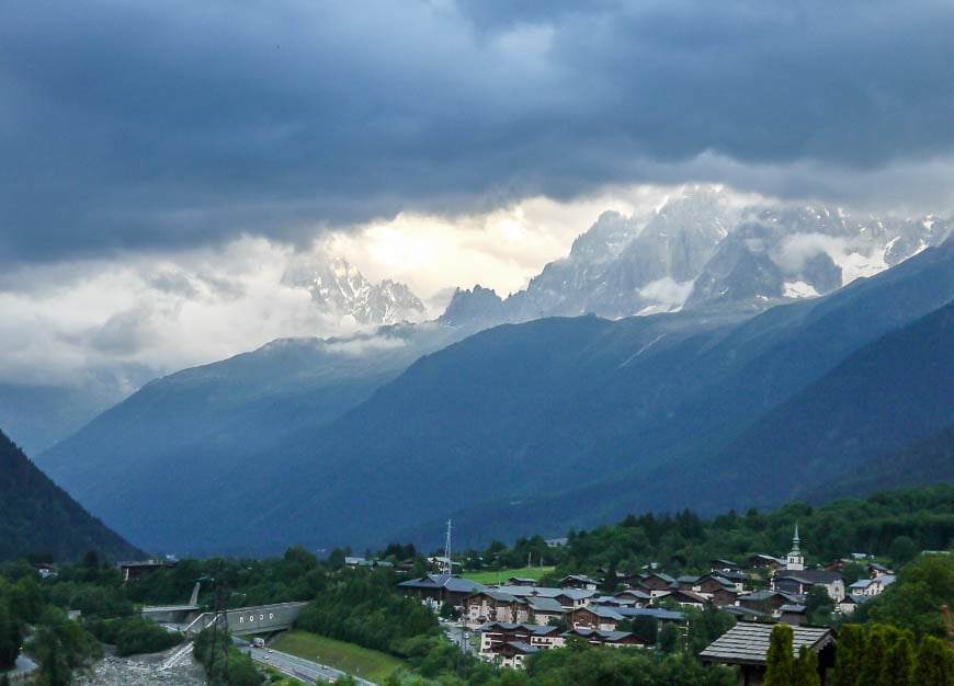 View of Les Houches