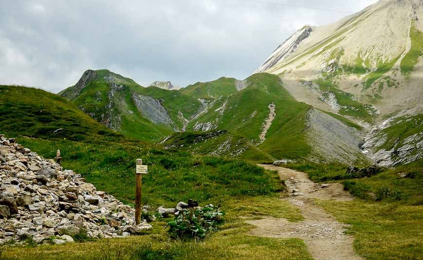 Heading for the Col du Bonhomme