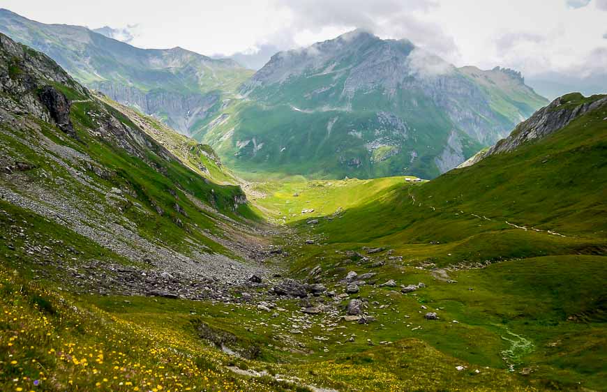 Scenery between the Col du Bonhomme and the Col de la Croix