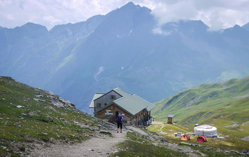 Refugio du Bonhomme on the Tour du Mont Blanc