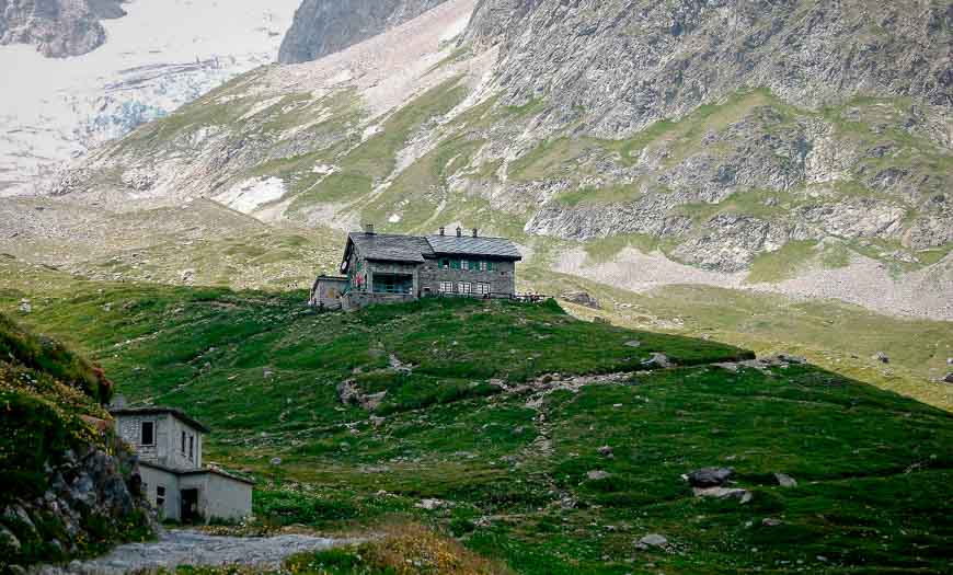 Rifugio Elisabetta's incredible location