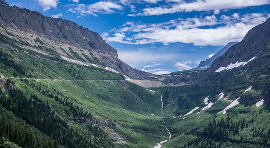 The Going-to-the-Sun Road offers breathtaking scenery - one of the top things to do in Glacier National Park