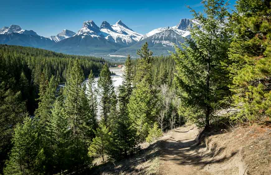 It's a steep hike up Lady MacDonald once you leave the river bed