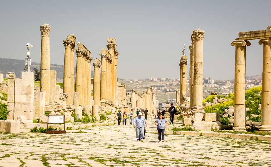 The Roman ruins of Jerash, Jordan