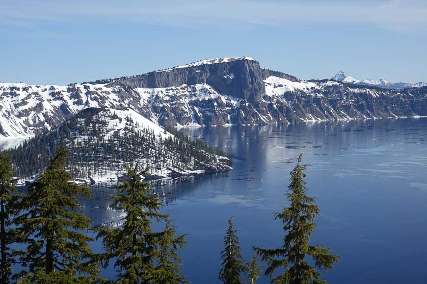 Crater Lake in its namesake park