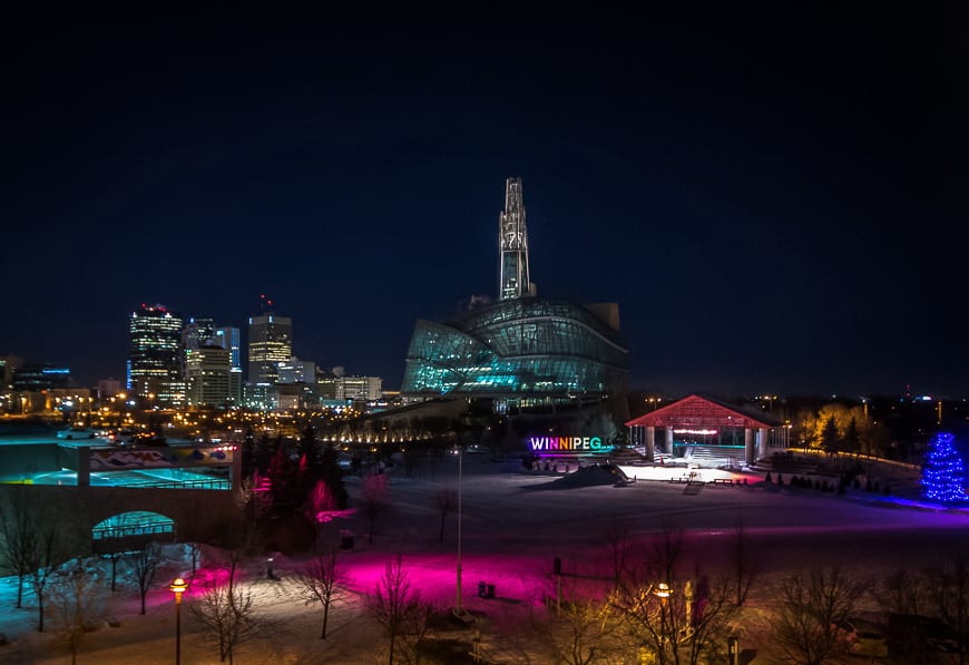 Winnipeg at night