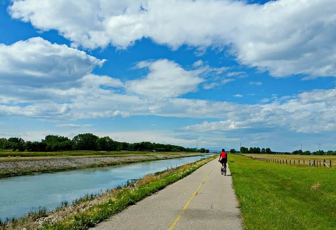 Calgary To Chestermere Bike Path Map How To Get From Calgary To Chestermere By Bike | Hike Bike Travel