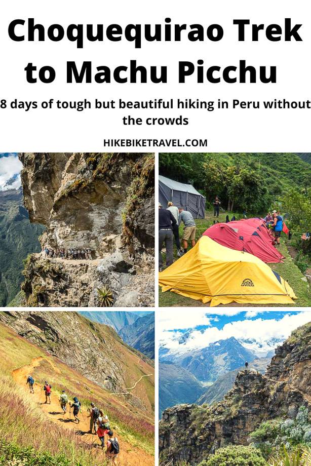 The 8 day tough but beautiful Choquequirao Trek to Machu Picchu in Peru