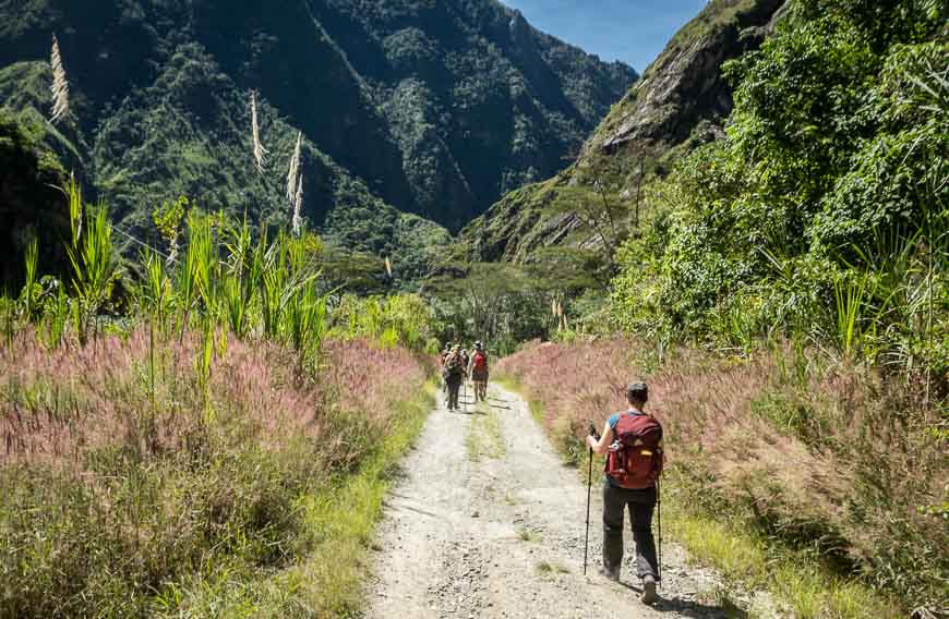 We can taste the finish of the Choquequirao trek at this point