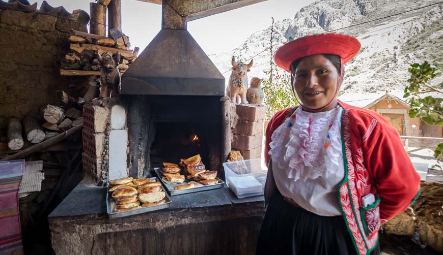 Hard to resist homemade empanadas available in Cuyo Chico