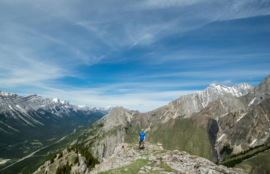 Looking across to Opal Ridge from King Creek Ridge