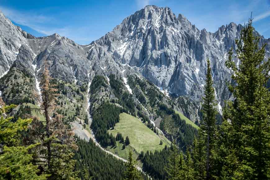 One of the first big views you get on the ridge