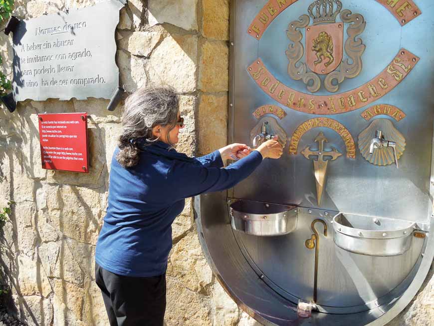 Wine Fountain On the Camino de Santiago