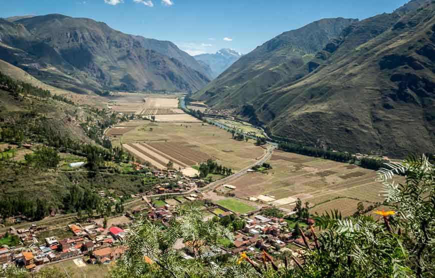 The beautiful and fertile Sacred Valley Peru 