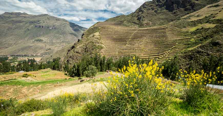 Our first up close look at terracing in the Sacred Valley